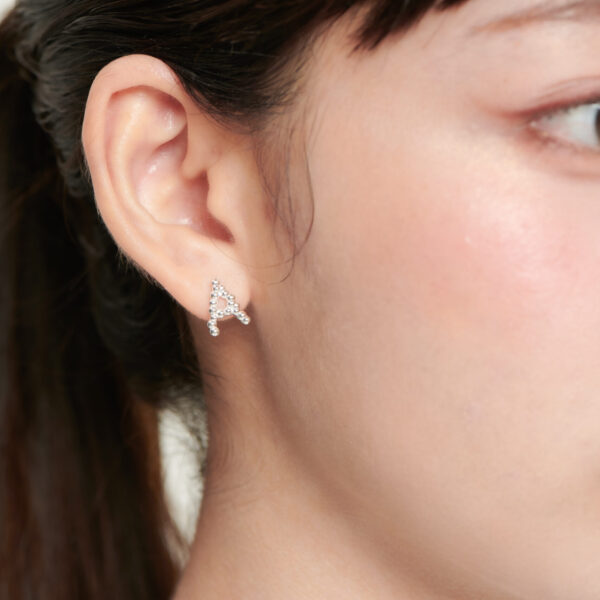 OA AG ALPHABET EARRING