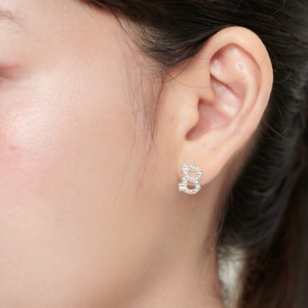 OA AG ALPHABET EARRING