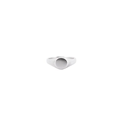 9 OA MINI CIRCLE SIGNET RING