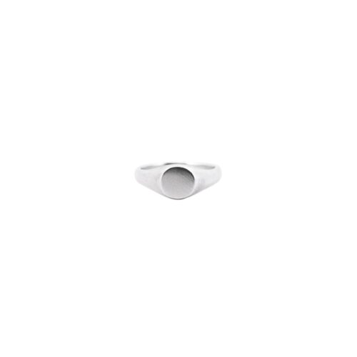 9 OA MINI CIRCLE SIGNET RING